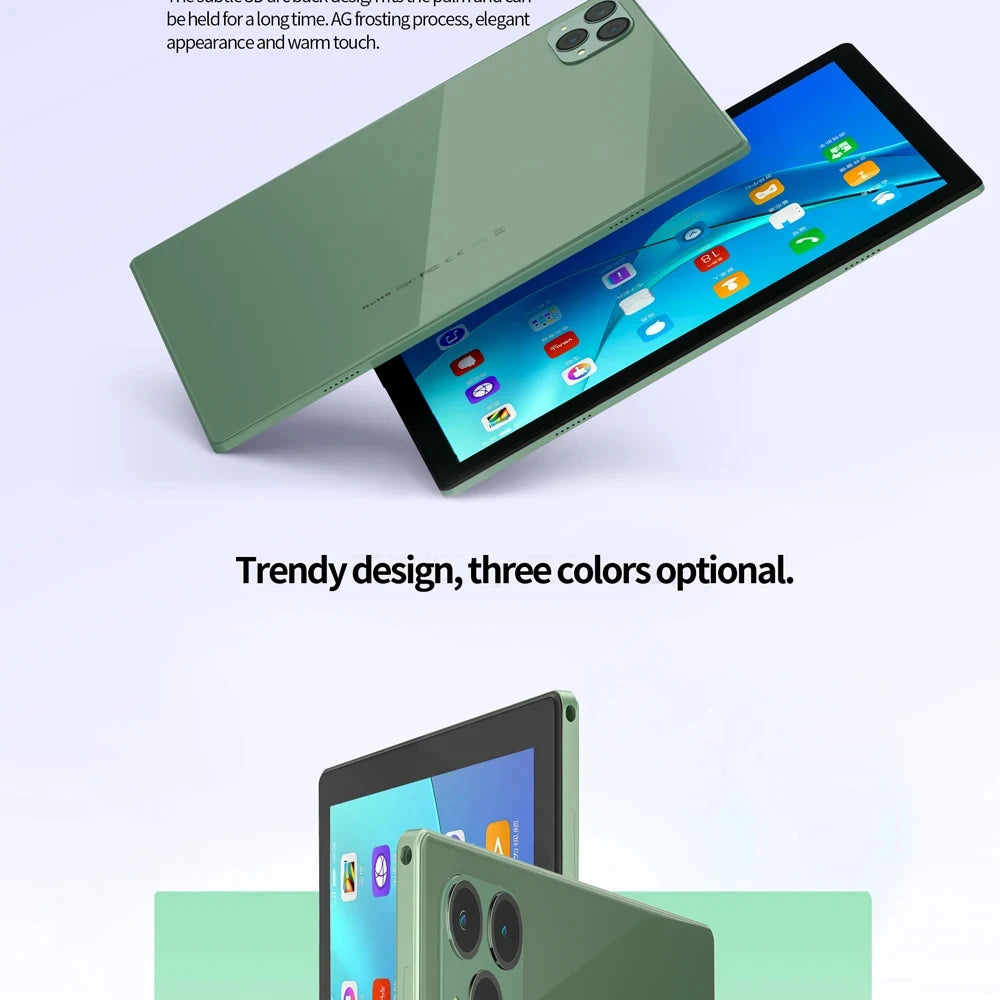 New 5G Pad Pro 10.1-Inch Android Tablet with 8GB RAM, 512GB ROM Octa core Support for calling, Dual SIM card 8000mAh Battery