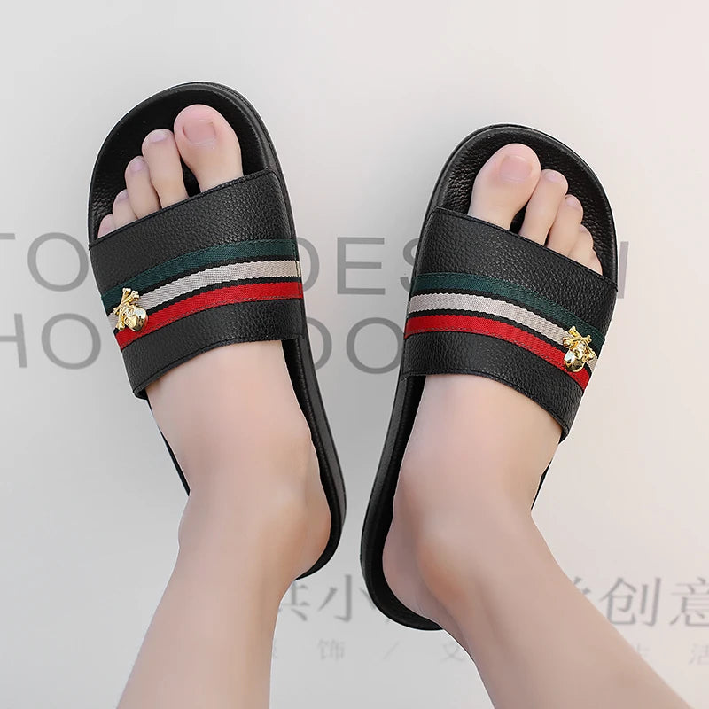 QZHSMY Shoes Men Summer New Men Casual Sports Slippers For Men Wear EVA Soft-Soled Indoor Sandals Male Flip-Flops Fast Shipping