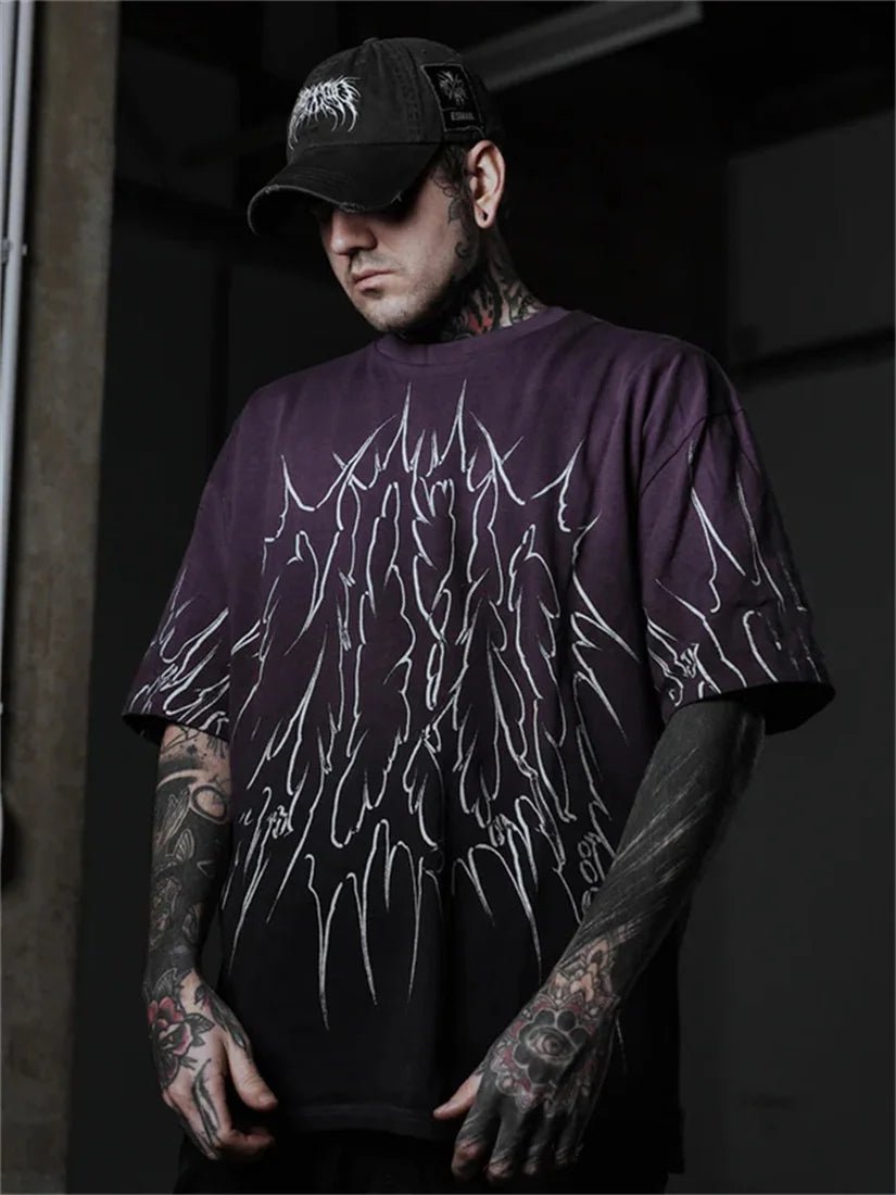 Fashion Men's Cool Trendy Gothic Style T-shirt Womens Summer Autumn 3D Printed Casual Round Neck Short Sleeve New Tee Top 2025 - The Discount Plug