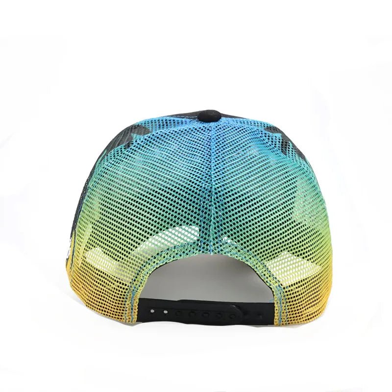 Unisex Adjustable Baseball Cap Coconut Tree Pattern Outdoor Summer Trucker Hat Streetwear Cap For Men And Women Snapback Hats - The Discount Plug