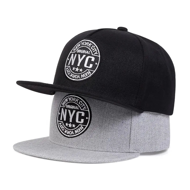 Unisex NEW YORK CITY Letter Embroidery Hip - hop Hats Outdoor Adjustable Casual Baseball Caps Sunscreen Hat - The Discount Plug