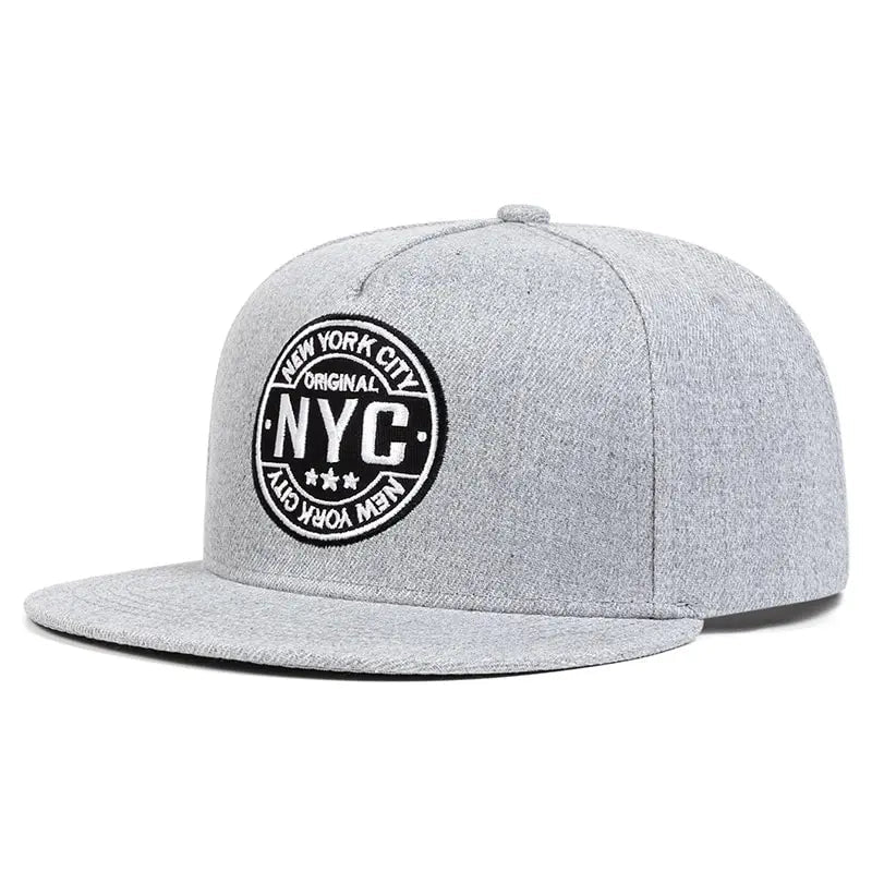 Unisex NEW YORK CITY Letter Embroidery Hip - hop Hats Outdoor Adjustable Casual Baseball Caps Sunscreen Hat - The Discount Plug