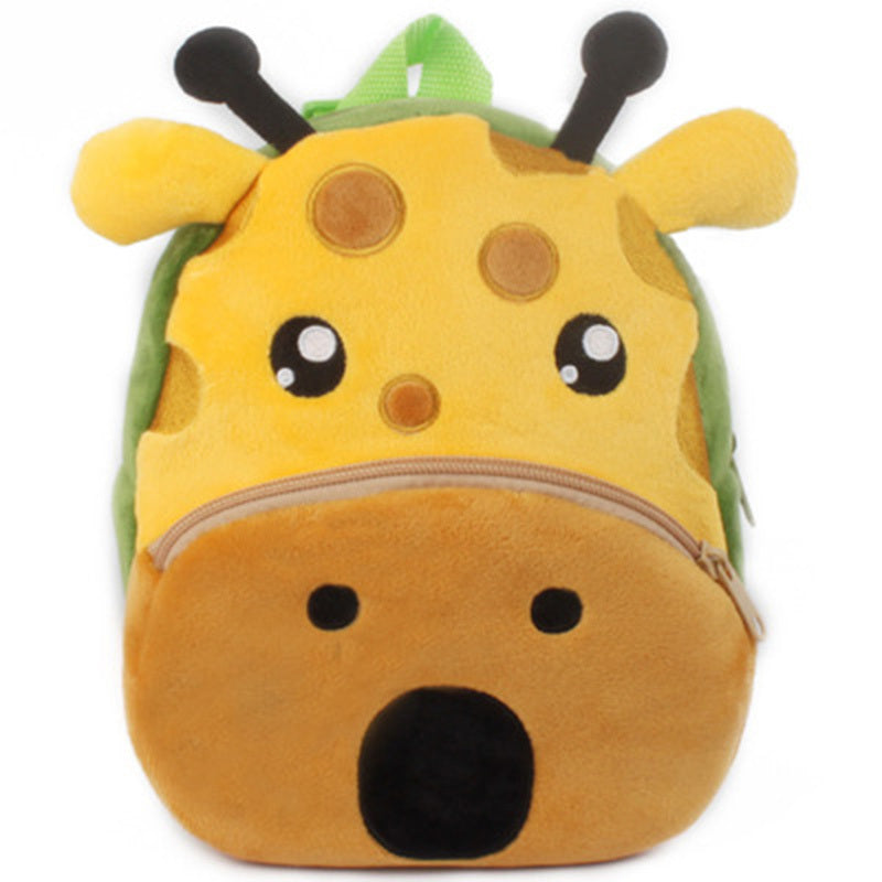 Girls Casual Cute Cartoon Plush Animal Shaped Backpack Shoulder Bag Coin Purse Holiday Gift