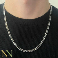 10 Feet Cuban Chain Stainless Steel Cuban Link Chain Gold Plated Black Curb Chain for Men or Women Jewelry Making - The Discount Plug