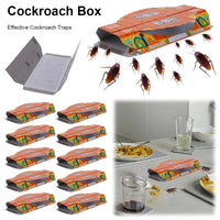 10 Pack Roach Baited Glue Traps Indoor Infestation Traps Glue Cockroach Killer Infestation Indoor Home Pest Bug Insect Control - The Discount Plug