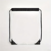 Waterproof Drawstring Backpack - Portable, Clear PVC Bag for Travel, Gym, Sport, Beach (1pc)