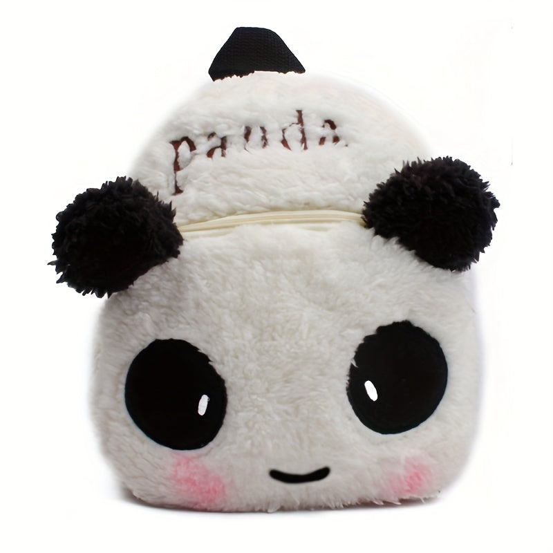 Girls Casual Cute Cartoon Plush Animal Shaped Backpack Shoulder Bag Coin Purse Holiday Gift