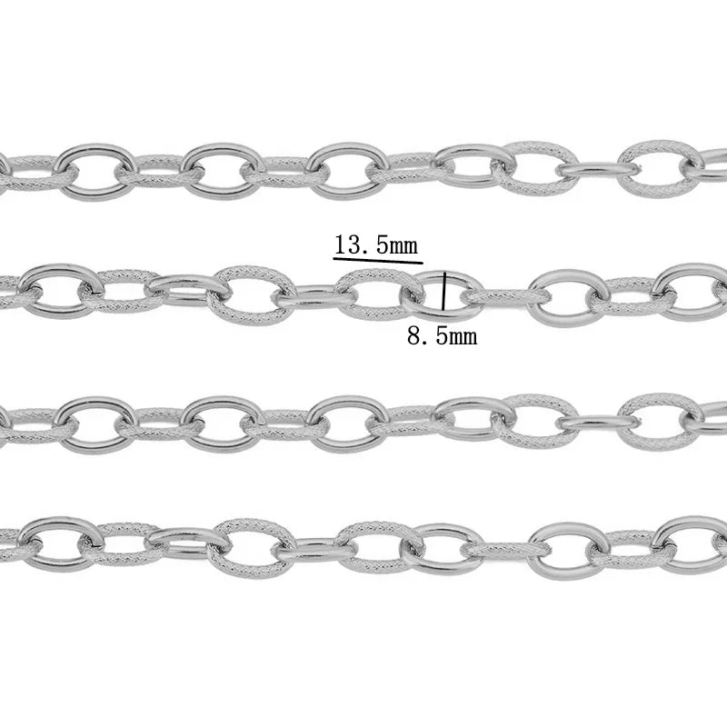 1meter PVD Gold Plated Stainless Steel Thick Large Heavy Chains for Jewelry Making Necklace Bracelet DIY Jewelry Chain Finding - The Discount Plug