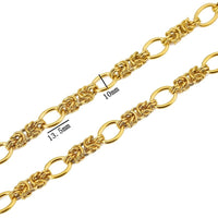 1meter PVD Gold Plated Stainless Steel Thick Large Heavy Chains for Jewelry Making Necklace Bracelet DIY Jewelry Chain Finding - The Discount Plug
