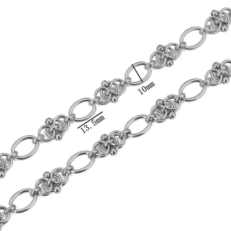 1meter PVD Gold Plated Stainless Steel Thick Large Heavy Chains for Jewelry Making Necklace Bracelet DIY Jewelry Chain Finding - The Discount Plug