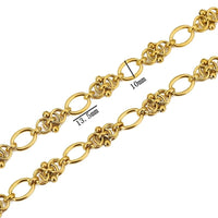1meter PVD Gold Plated Stainless Steel Thick Large Heavy Chains for Jewelry Making Necklace Bracelet DIY Jewelry Chain Finding - The Discount Plug