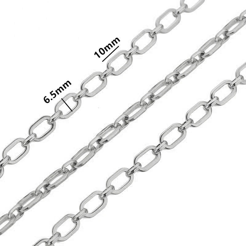 1meter PVD Gold Plated Stainless Steel Thick Large Heavy Chains for Jewelry Making Necklace Bracelet DIY Jewelry Chain Finding - The Discount Plug