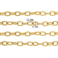 1meter PVD Gold Plated Stainless Steel Thick Large Heavy Chains for Jewelry Making Necklace Bracelet DIY Jewelry Chain Finding - The Discount Plug