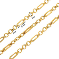 1meter PVD Gold Plated Stainless Steel Thick Large Heavy Chains for Jewelry Making Necklace Bracelet DIY Jewelry Chain Finding - The Discount Plug