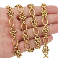 1meter PVD Gold Plated Stainless Steel Thick Large Heavy Chains for Jewelry Making Necklace Bracelet DIY Jewelry Chain Finding - The Discount Plug