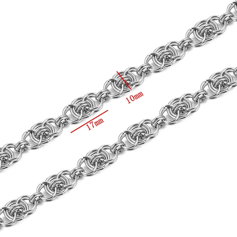 1meter PVD Gold Plated Stainless Steel Thick Large Heavy Chains for Jewelry Making Necklace Bracelet DIY Jewelry Chain Finding - The Discount Plug