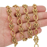1meter PVD Gold Plated Stainless Steel Thick Large Heavy Chains for Jewelry Making Necklace Bracelet DIY Jewelry Chain Finding - The Discount Plug