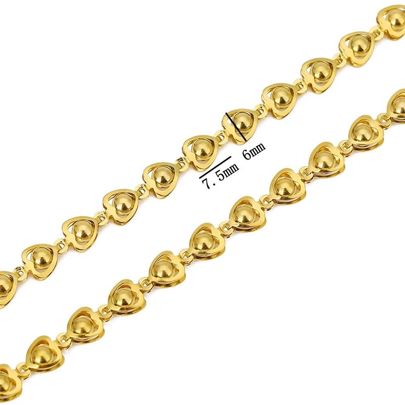 1meter PVD Gold Plated Stainless Steel Thick Large Heavy Chains for Jewelry Making Necklace Bracelet DIY Jewelry Chain Finding - The Discount Plug