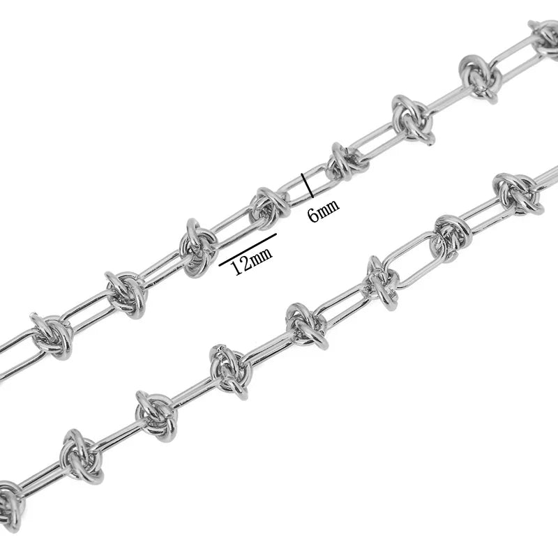 1meter PVD Gold Plated Stainless Steel Thick Large Heavy Chains for Jewelry Making Necklace Bracelet DIY Jewelry Chain Finding - The Discount Plug