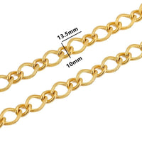 1meter PVD Gold Plated Stainless Steel Thick Large Heavy Chains for Jewelry Making Necklace Bracelet DIY Jewelry Chain Finding - The Discount Plug