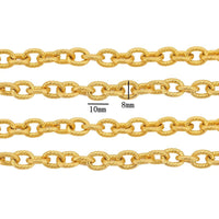 1meter PVD Gold Plated Stainless Steel Thick Large Heavy Chains for Jewelry Making Necklace Bracelet DIY Jewelry Chain Finding - The Discount Plug