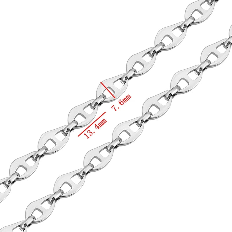 1meter PVD Gold Plated Stainless Steel Thick Large Heavy Chains for Jewelry Making Necklace Bracelet DIY Jewelry Chain Finding - The Discount Plug