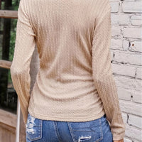 2024 Autumn and Winter Hot Sale Women's Long Sleeve Irregular Slim V Neck Solid Color Knitwear - The Discount Plug