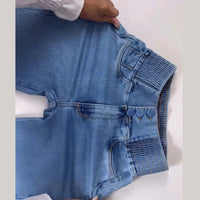 2024 Fashion Straight Elastic Jeans Women Mid Waist Skinny Denim Pants Y2K Trousers Shaping Butt Lift Slim - fit Jeans - The Discount Plug