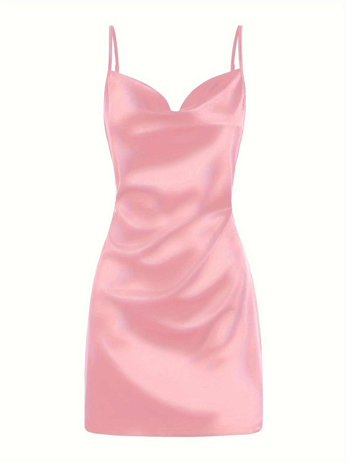 2024 Lady va va voom Satin hip suspender dress women's dress - The Discount Plug