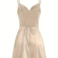 2024 Lady va va voom Satin hip suspender dress women's dress - The Discount Plug