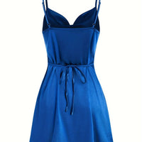 2024 Lady va va voom Satin hip suspender dress women's dress - The Discount Plug