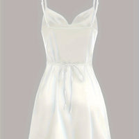 2024 Lady va va voom Satin hip suspender dress women's dress - The Discount Plug