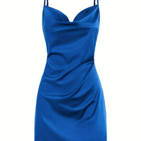 2024 Lady va va voom Satin hip suspender dress women's dress - The Discount Plug