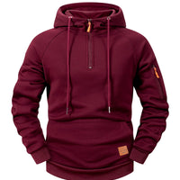 2025 Autumn/Winter Men's Hoodie Fashion Casual Sports Hoodie Retro Harajuku Long Sleeve Zipper Multi Pocket Loose Street Wear - The Discount Plug