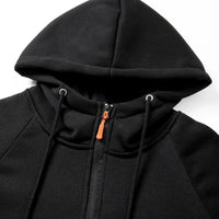 2025 Autumn/Winter Men's Hoodie Fashion Casual Sports Hoodie Retro Harajuku Long Sleeve Zipper Multi Pocket Loose Street Wear - The Discount Plug