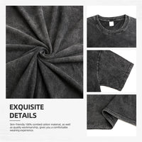 2025 Chris Brown Breezy Signatures T Shirts Hip Hop Washed Cotton Oversize T-Shirt for Men Women Tops Streetwear Printed Tees - The Discount Plug