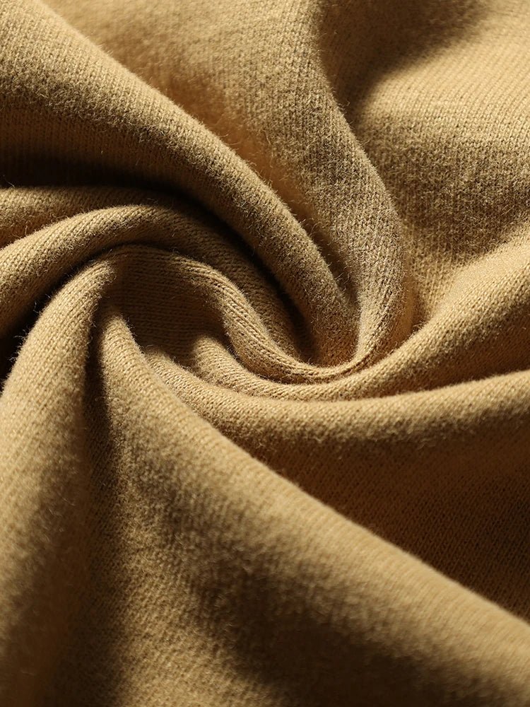 2025 Summer New American Retro Short Sleeve O - neck Solid Color T-shirt Men's Fashion 100% Cotton Washed Casual Terry Cloth Tops - The Discount Plug