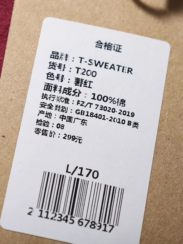 2025 Summer New American Retro Short Sleeve O - neck Solid Color T-shirt Men's Fashion 100% Cotton Washed Casual Terry Cloth Tops - The Discount Plug