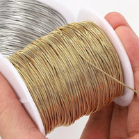 2Meters Stainless Steel Round Snake Chains for Necklace Bracelet Jewelry Making DIY Findings 0.9mm 1.2mm Chain Bulk Wholesale - The Discount Plug