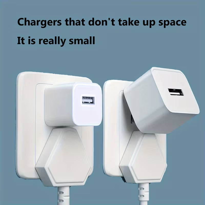 [MFi Certified Charger] MFi Certified, Fast Charging USB Wall Charger Travel Block Adapter | Suitable for iPhone 14 Pro/13/11/X/8/7/XR/XS Max with 6-foot USB Lightning Data Synchronization Cable