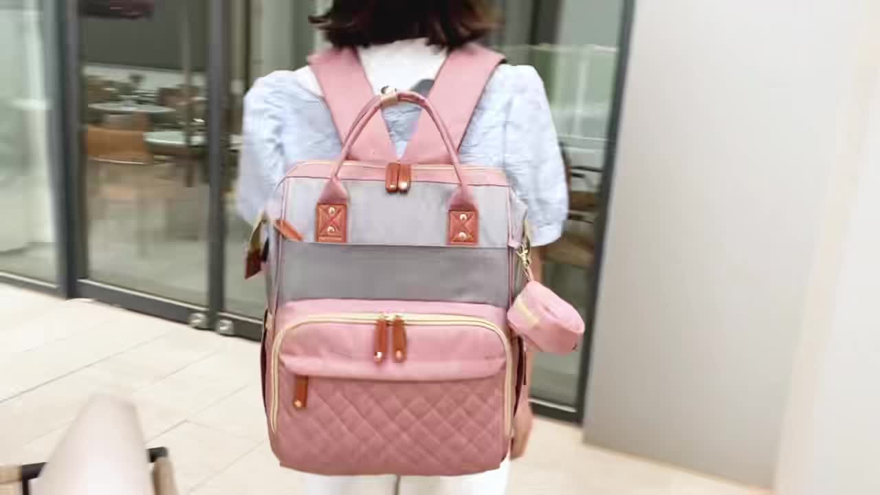 Lamroro Diaper Bag Backpack, Bags for Boys Girls, Diaper Backpack Bag with a changing station, Multifunction Large Travel Back Pack, Registry Search, Essential Gifts