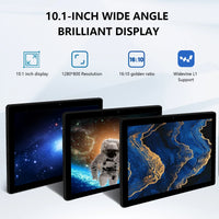 A10L 10inch Tablet Android 14 12GB RAM 64GB ROM 1TB Expand WiFi6 Face Unlock HD IPS Screen Keyboard Mouse Stylus For PC Pad Gift