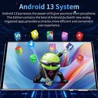 2025 5G Original 10.36Inch Tablet Android 16GB RAM 1TB ROM 12000mAh battery Android 13.0 MTK6797 10-core WiFi Network Dual Sim