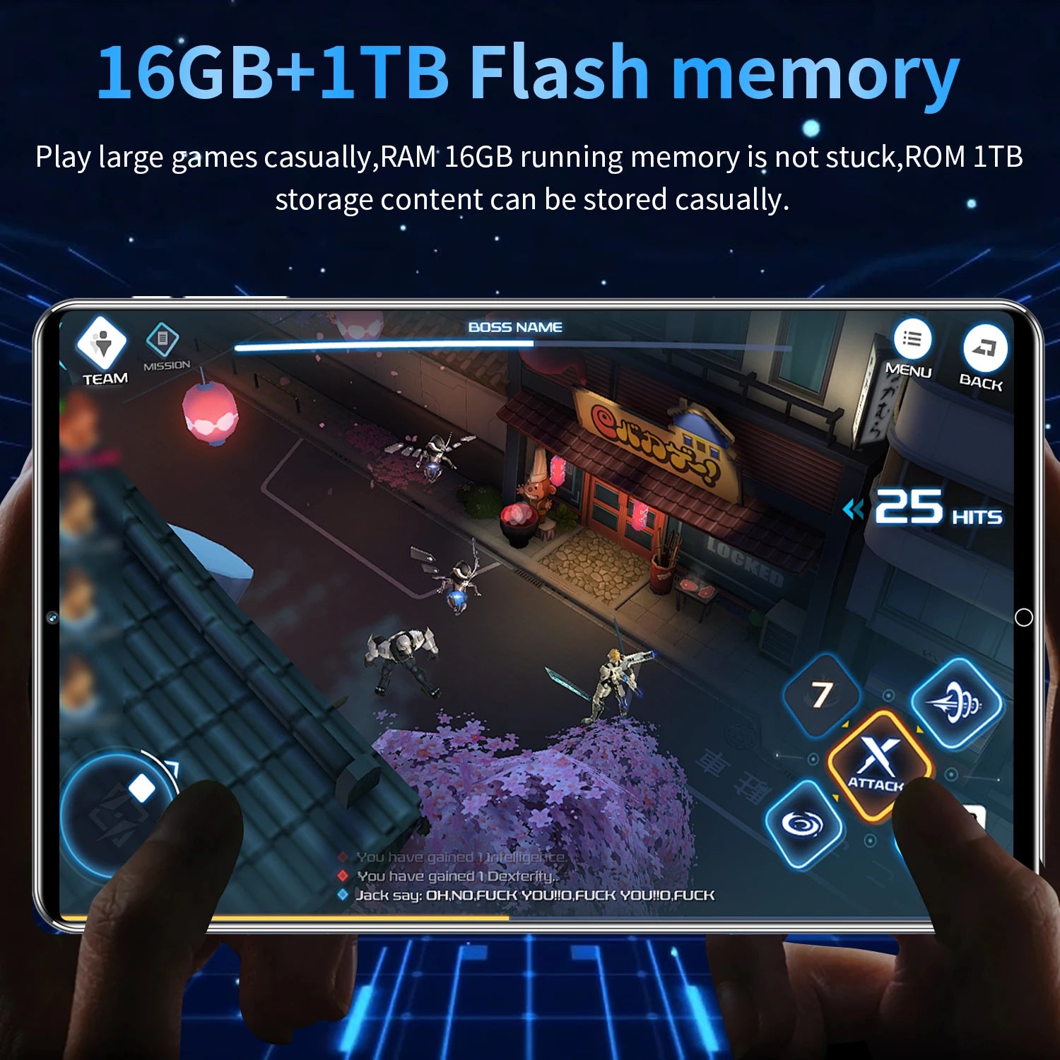 2025 5G Original 10.36Inch Tablet Android 16GB RAM 1TB ROM 12000mAh battery Android 13.0 MTK6797 10-core WiFi Network Dual Sim