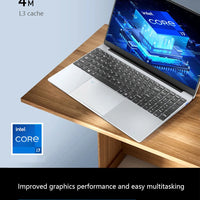 Windows 11 Intel Core i7 8500Y N4000 15.6 inch Portable Laptop Fingerprint Unlock Notebook 16GB 1TB 2TB Gaming Laptops Computer