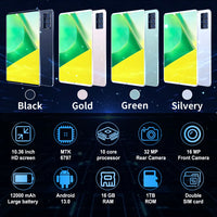 2025 5G Original 10.36Inch Tablet Android 16GB RAM 1TB ROM 12000mAh battery Android 13.0 MTK6797 10-core WiFi Network Dual Sim