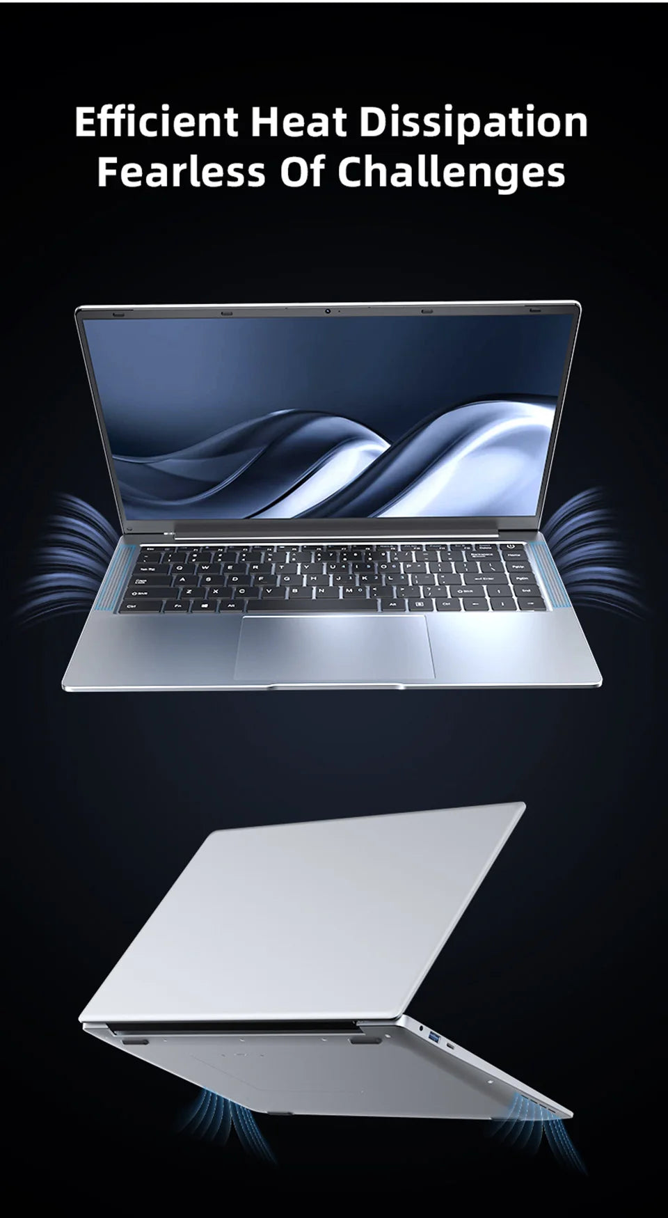 Laptop Computer Windows 11 Pro Intel Celeron N4000 2025 Notebook PC Gamer 12GB DDR4 512GB 1TB SSD 1920*1080 Office Computer PC