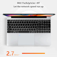 Windows 11 Intel Core i7 8500Y N4000 15.6 inch Portable Laptop Fingerprint Unlock Notebook 16GB 1TB 2TB Gaming Laptops Computer