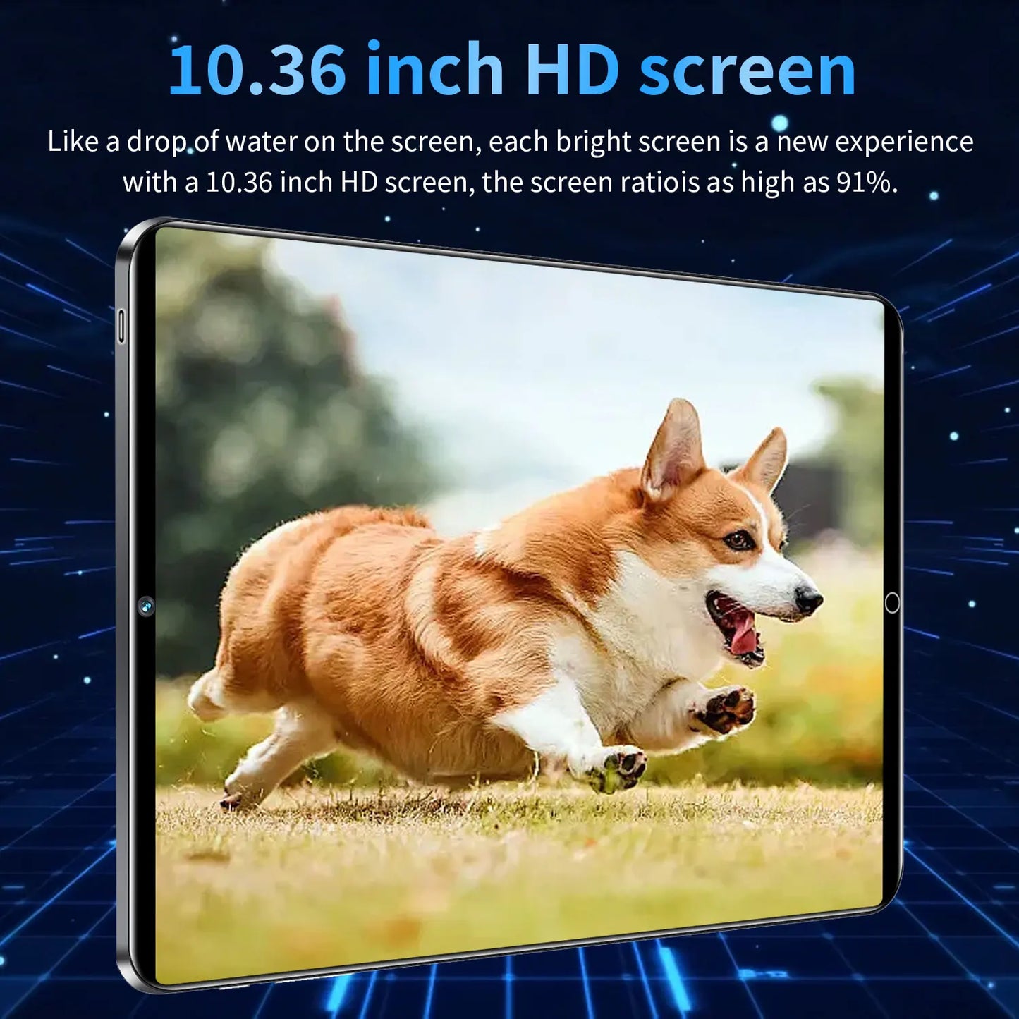 2025 5G Original 10.36Inch Tablet Android 16GB RAM 1TB ROM 12000mAh battery Android 13.0 MTK6797 10-core WiFi Network Dual Sim