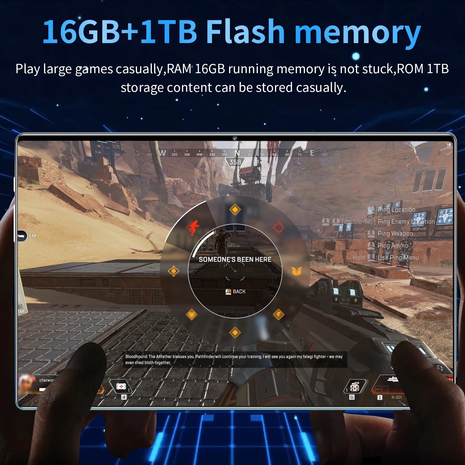 2025 5G Original 10.36Inch Tablet Android 16GB RAM 1TB ROM 12000mAh battery Android 13.0 MTK6797 10-core WiFi Network Dual Sim